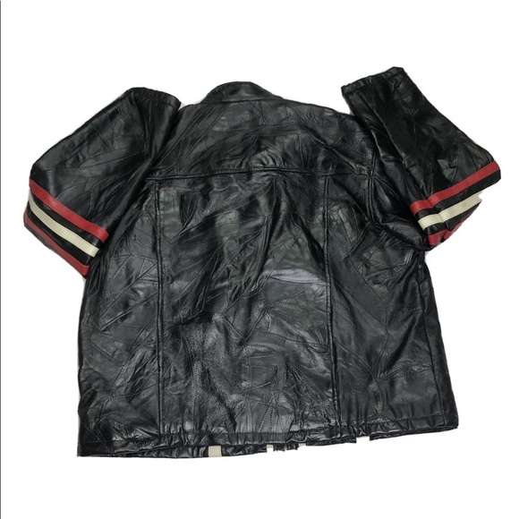 Diamond Plate Genuine Leather Mens Size 2X - Picture 9 of 9